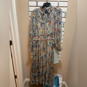 Polo Ralph Lauren

Floral Crinkle Blouson Maxi Dress